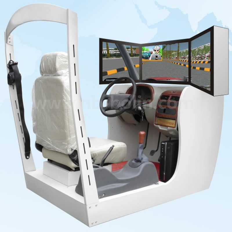 22inch three LED display metal case car driving simulator