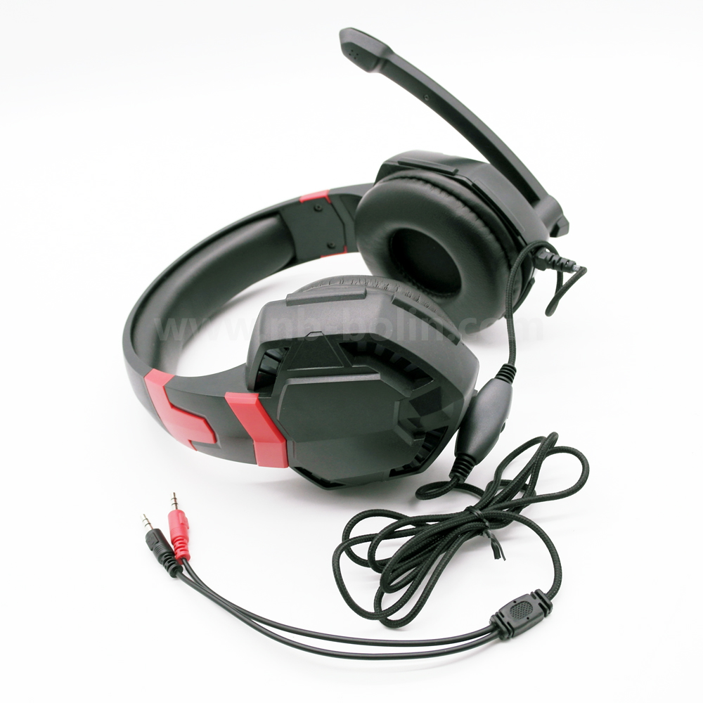 BL-802 Headset with Red Color